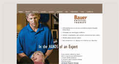 Desktop Screenshot of bauerphysicaltherapyfdl.com