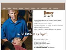 Tablet Screenshot of bauerphysicaltherapyfdl.com